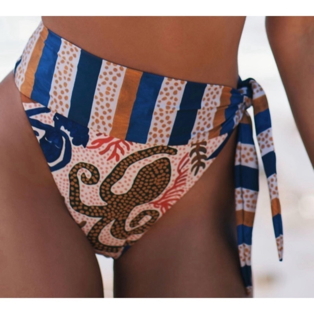 NEW ANTHROPOLOGIE FARM RIO Charm of the Sea Bikini Bottoms